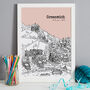 Personalised Greenwich Print, thumbnail 5 of 10