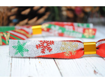Christmas Party Wristbands Bracelets Favours, 11 of 12