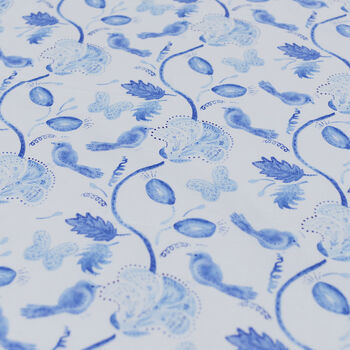 Eight Seater Tablecloth, Blue And White, 5 of 12