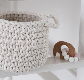 Small Crochet Basket, 5 of 12