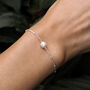Maddie Bridesmaid Freshwater Pearl Sterling Silver Bracelet, thumbnail 1 of 9