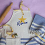 Personalised Cotton Apron, Tea Towels, Birthday Gift For Her, thumbnail 1 of 12