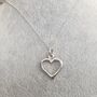 The Silver Heart Necklace, thumbnail 2 of 8