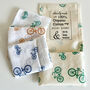 Organic Cotton Hankies Set Of Three In A Fabric Bag, thumbnail 2 of 12
