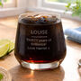 Personalised Engraved Message Whisky Glass, thumbnail 4 of 5