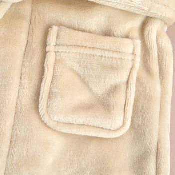 Personalised Teddy Ear Baby Robe Gift, 9 of 12