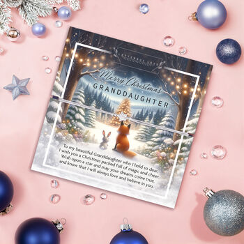 Merry Christmas Granddaughter Bracelet, 11 of 11