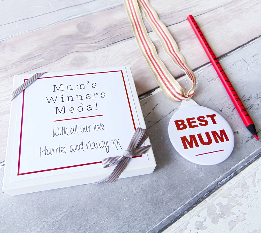 Mothers Day Medal By Little Bird Designs