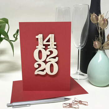 Personalised Valentines Date Card, 3 of 8