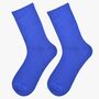 Women's Bamboo Socks Plain Royal Blue, thumbnail 1 of 5