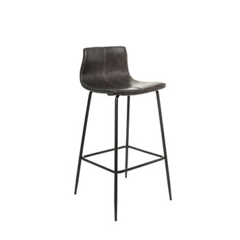Grayson Grey Set Of Two Kitchen Bar Stools, 4 of 6