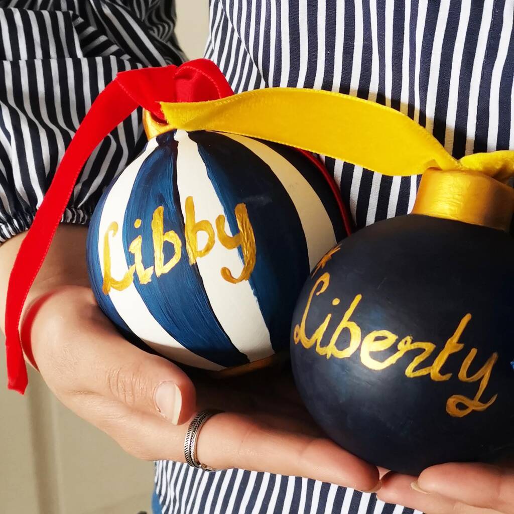 Luxury Ceramic Paint Your Own Bauble Kit By Hearth Heritage 