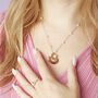 Seashell, Starfish And Pearl Charm Necklace, thumbnail 5 of 9