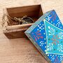 Hand Painted Set Of Three Mini Trinket Jewellery Box, thumbnail 5 of 11