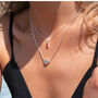 Pink Tourmaline Pendant Necklace, thumbnail 1 of 3