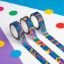 Crazy Shapes Colourful Washi Tape, thumbnail 2 of 3