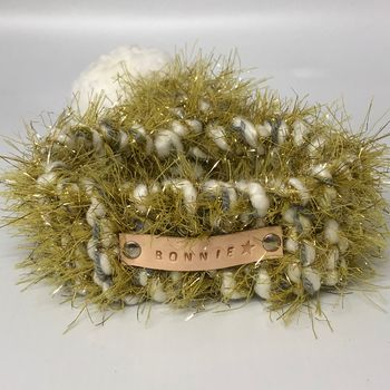 Hand Knitted Personalised Dog Scarf, 5 of 10