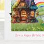 Birthday Card Magic Fairy House Personalised #B01, thumbnail 5 of 8
