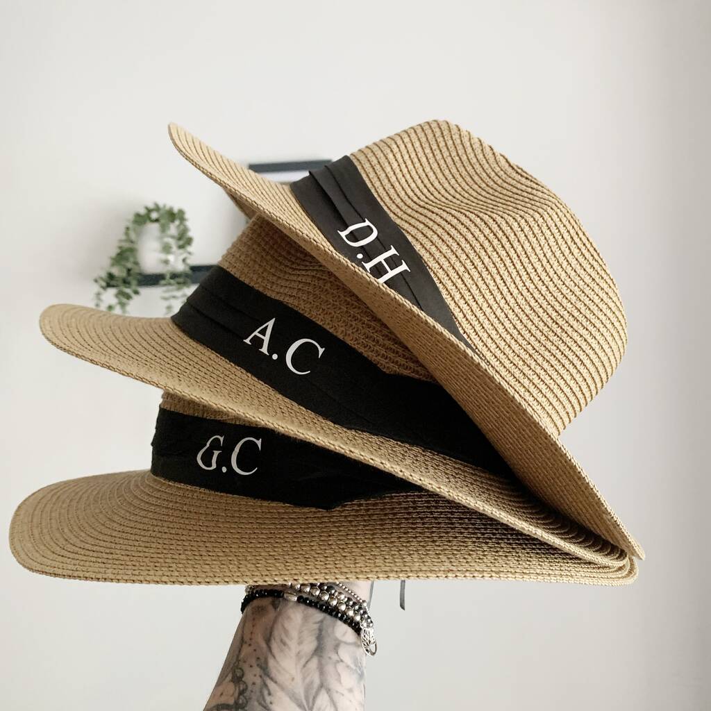 Personalised Fedora Hat By Perfect 