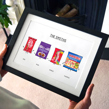 Personalised Family Sweets Print, 3 of 6