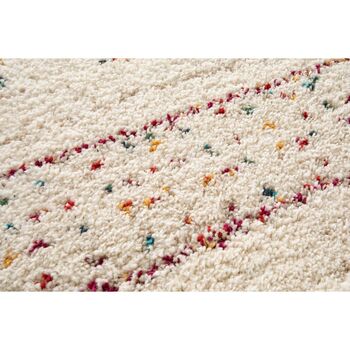 Ethnic Shaggy Cream Rug, 4 of 11