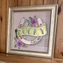 Lucky Horseshoe Reverse Glass Gold Leaf Wall Art Sign, thumbnail 10 of 10