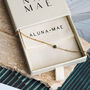 May Birthstone Emerald Gold Bracelet, thumbnail 5 of 5