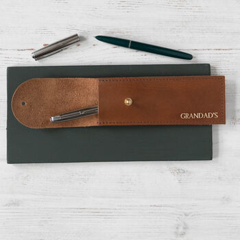 Personalised Leather Pen Holder, 7 of 10