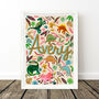 Colourful Dinosaur Name Print Set, thumbnail 10 of 12