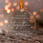 Our First Christmas Together Bauble Gift For Couples, thumbnail 1 of 11