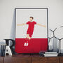 Diogo Jota Liverpool Football Poster, thumbnail 1 of 4