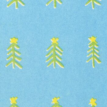 Colourful Christmas Trees Risograph Christmas Card, 2 of 2