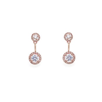 Salisbury Rhodium, Gold Or Rose Gold Plated Earrings, 6 of 11