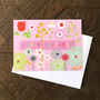 Mini Floral Birthday Card, thumbnail 1 of 5