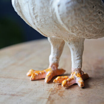 Cast Iron Dove Ornament, Bird Decor, 3 of 5