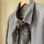 Neck Bandanna, Cotton Neckerchief Scarf, thumbnail 9 of 12