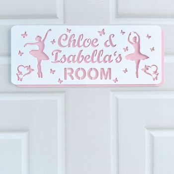 Personalised Ballerina And Butterfly LED Night Light, 5 of 5
