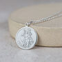 Sterling Silver Large St Christopher Pendant, thumbnail 1 of 4