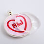 Personalised Valentine Keyring And Bag Charm, thumbnail 5 of 8