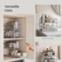 Two Tier Under Sink Organiser Sliding Drawer Rack, thumbnail 2 of 8