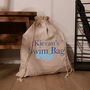 Personalised Cotton Drawstring Swim Bag, thumbnail 1 of 5