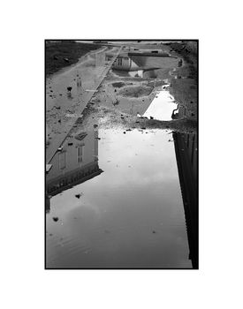 Reflections In Puddles, Prague Photographic Art Print, 3 of 4