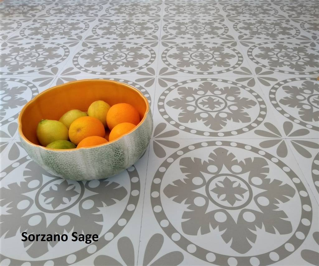 Sorzano Vinyl Floor Tiles By Zazous