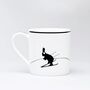 Button Lift Rabbit Mug, thumbnail 2 of 2