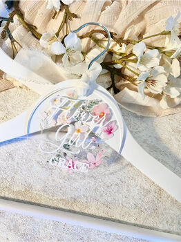 Personalised Flower Girl Hanger Tag, 3 of 3