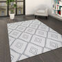 Ivory And Stone Geometric Rug The Freddie, thumbnail 1 of 4