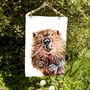 Inky Beaver Tea Towel, thumbnail 7 of 11
