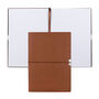 Personalised Hugo Boss Notebook – Plain Brown A5 | Emboss Your Initials, thumbnail 3 of 6