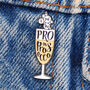 Prosecco Pin Badge, thumbnail 1 of 3