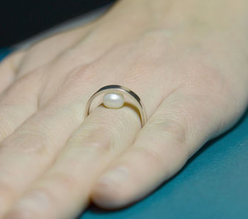 'Beautifully Simple' Handmade Pearl Silver Ring, 6 of 9